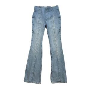 INC International Concepts Jeans Womens 4 Denim Center Seam High Rise Pull On